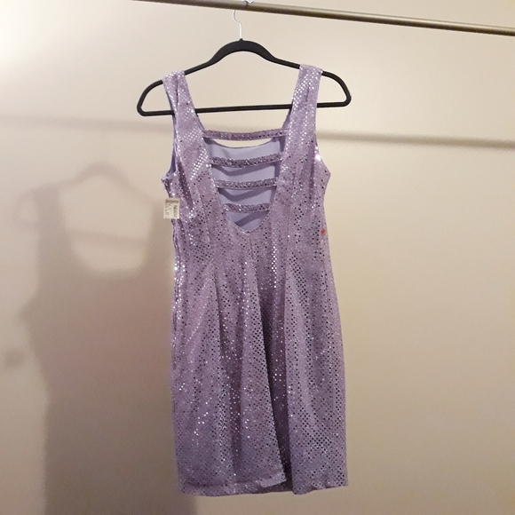 Lavender Sequin Dress - Picture 3 of 10